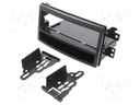 Radio mounting frame; Kia; 1 DIN; black