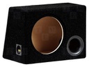 Car loudspeaker enclosure; MDF; black; textil; 50l; 300mm