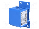 Splice terminal: distribution block; 2.5÷50mm2; ways: 1; blue