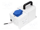 Transformer: safety; 160VA; 230VAC; 230V; IP44; Ins.class: II; 3.1kg