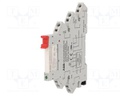 Relay: interface; SPDT; Ucoil: 110VDC; Ucoil: 110VAC; Mounting: DIN