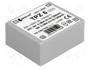 Transformer: mains; 6VA; 115VAC; 18V; 18V; Mounting: PCB; IP00