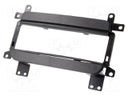 Radio mounting frame; Suzuki; 1 DIN; black