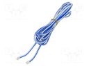 Cable; both sides,XHP-2; blue/white; 5m; Contacts ph: 2mm