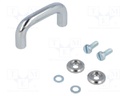 Handle; Mat: chromium plated steel; chromium plated; H: 19mm