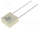 Capacitor: polyester; 330nF; 40VAC; 63VDC; Pitch: 5mm; ±10%