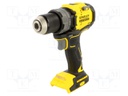 Drill/driver; battery; 0÷500rpm,0÷2krpm; 80Nm; 18VDC; FATMAX V20