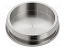 Stopper; PG29; IP54; Mat: brass; Body plating: nickel