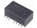 Converter: DC/DC; 3W; Uin: 36÷75V; 12VDC; Iout: 250mA; SIP8; 4.9g