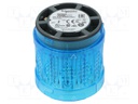 Signaller: lighting; blinking light; Colour: blue; Usup: 24VDC