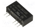 Converter: DC/DC; 1W; Uin: 21.6÷26.4V; Uout: 12VDC; Uout2: -12VDC