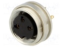 Connector: M16; female; IP40; socket; soldering; 250V; PIN: 3; 5A