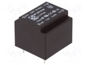 Transformer: encapsulated; 0.5VA; 230VAC; 7.5V; 67mA; Mounting: PCB