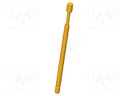 Test needle; Operational spring compression: 4mm; 5A; Ø: 2mm; 0.6N