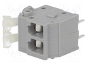 PCB terminal block; straight; 5mm; ways: 2; on PCBs; 0.08÷2.5mm2