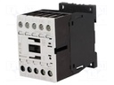 Contactor: 3-pole; NO x3; Auxiliary contacts: NC; 230VAC; 9A; DILM9