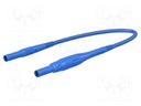 Connection cable; PVC; 1m; blue; 8A; 1kV; Cond.cross sec: 1mm2