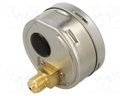 Manometer; 0÷4bar; Class: 1; 100mm; stainless steel; 212.20