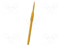 Test needle; Operational spring compression: 4mm; 5A; Ø: 1mm