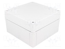 Enclosure: multipurpose; X: 130mm; Y: 130mm; Z: 75mm; MNX; ABS; grey