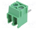 PCB terminal block; straight; 3.5mm; ways: 2; on PCBs; 1.5mm2; 200V