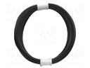 Wire; stranded; Cu; 1x0,04mm2; PVC; black; 60V; -5÷85°C; 10m