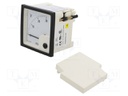 Meter: panel; analogue; 0÷30V; Class: 1,5; IP52; panel; 72x72mm