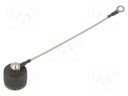 Accessories: protection cover; black; size 9; aluminium alloy