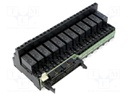 Relay module for DIN rail; AC load @R: 16A/230VAC