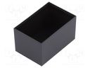 Enclosure: designed for potting; X: 30mm; Y: 45mm; Z: 25mm; ABS
