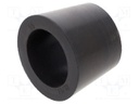 Grommet; caoutchouc; L: 19.8mm; -20÷80°C; Øcable: 18mm; black