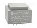 Transformer: encapsulated; 4.5VA; 230VAC; 9V; 500mA; Mounting: PCB