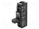 Relay: solid state; Ucntrl: 8÷30VDC; 25A; 345÷530VAC; on panel