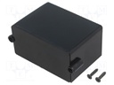 Enclosure: for alarms; X: 70mm; Y: 53mm; Z: 36mm; ABS; black