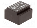 Transformer: encapsulated; 0.35VA; 230VAC; 24V; 15mA; Mounting: PCB