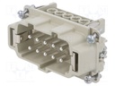 Connector: rectangular; male; EPIC H-BE; PIN: 10; 10+PE; 16A; 500V