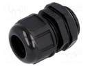Cable gland; PG21; IP68; Mat: polyamide; black; UL94V-2