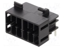Connector: pluggable terminal block; socket; male; 8A; 160V; black