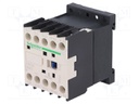 Contactor: 3-pole; NO x3; Auxiliary contacts: NO; 24VDC; 9A; W: 45mm