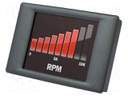 Panel; LCD 2,4" (320x240),touch screen; VDC: 0÷40V; 74x46mm