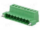 Pluggable terminal block; 5.08mm; ways: 8; straight; plug; male