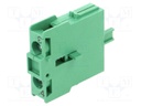 Contact block; -30÷55°C; IP20; Contacts: NO; AC load @R: 6A/440VAC