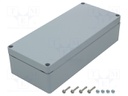 Enclosure: multipurpose; X: 160mm; Y: 360mm; Z: 90mm; EURONORD; grey