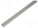 Profiles for LED modules; mat; recessed; L: 2m; aluminium