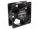 Fan: AC; axial; 115VAC; 120x120x38mm; 150m3/h; 37dBA; ball bearing