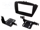 Radio mounting frame; Hyundai; 2 DIN; black