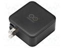 Power supply; 45W; 3A; Out: USB C; 100÷240VAC; 20VDC