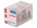 Relay: electromagnetic; 3PDT; 48VDC; 10A/250VAC; 10A/24VDC; 20A