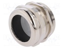 Cable gland; PG48; IP68; Mat: brass; Body plating: nickel