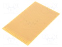 Board: universal; single sided,prototyping; W: 100mm; L: 160mm